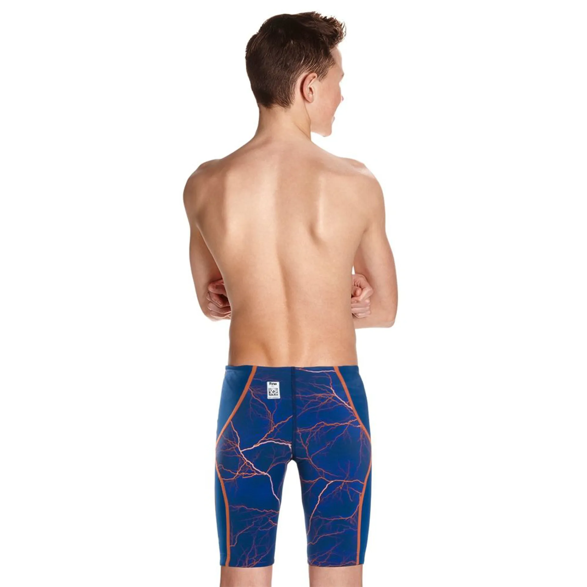 Speedo Fastskin Junior LZR Racer X Jammer Blue/Orange 32